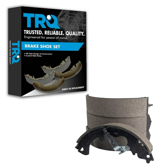 TRQ Rear Brake Shoes Fits Select 2007-2012 Ford Escape 2008-2011 Mazda Tribute Mercury Mariner
