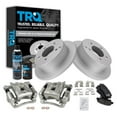 thumbnail image 1 of TRQ Rear Ceramic Brake Pad Coated Rotor & Caliper Kit w/ Chemicals for Hyundai BKA23622, 1 of 6