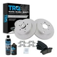 thumbnail image 1 of TRQ Rear Ceramic Brake Pad & Coated Rotor Kit w/Fluids for Ford Edge Lincoln MKX BKA24131, 1 of 6