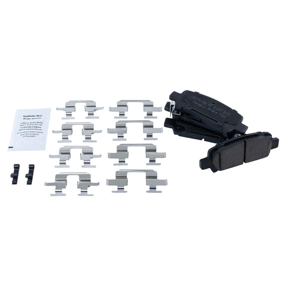 TRQ Rear Ceramic Brake Pad Kit for Baja Forester Impreza Legacy WRX Outback BFA73115 Fits select: 2000-2003 SUBARU IMPREZA, 1998-2002 SUBARU FORESTER