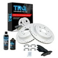 thumbnail image 1 of TRQ Rear Ceramic Brake Pad & Performance Coated Rotor Kit w/Chemicals BKA17185 Fits select: 2010-2015 CHEVROLET CAMARO, 2008-2014 CADILLAC CTS, 1 of 6