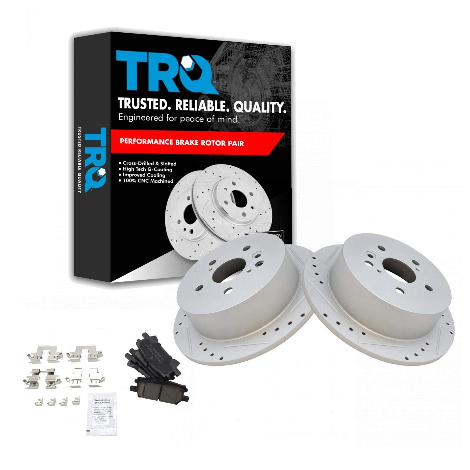 EBC RK7436 EBC 08+ Lexus LX570 5.7 Premium Rear Rotors main image 0