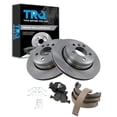thumbnail image 1 of TRQ Rear Ceramic Brake Pad & Rotor Kit Fits 2004-2010 BMW X3 BKA28285, 1 of 6