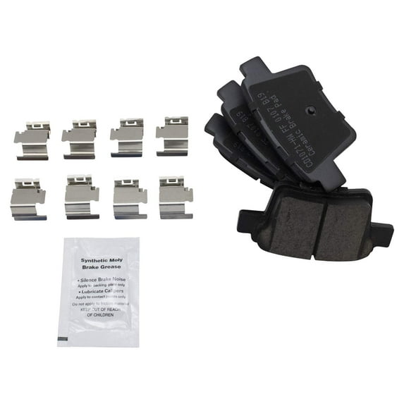 TRQ Rear Ceramic Brake Pad Set Kit for Freestyle Five Hundred Taurus X Type BFA73194 Fits select: 2008-2009 FORD TAURUS, 2005-2007 FORD FIVE HUNDRED