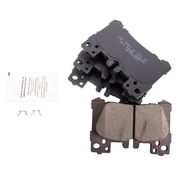 TRQ Rear Ceramic Brake Pad Set for Lexus LC500 LC500h LS500 LS500h BFA19009