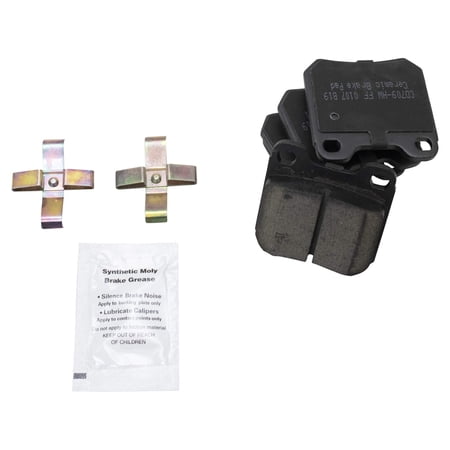 TRQ Rear Ceramic Brake Pad Set for Saab 9-3 900 Cadillac Catera L Series BFA73172 Fits select: 2001-2003 SATURN L200, 2001-2004 SATURN LW300
