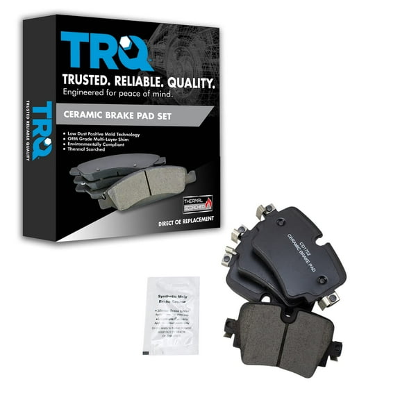 TRQ Rear Ceramic Disc Brake Pad Set for Jaguar F-Type XJ New BFA18975 Fits select: 2017 JAGUAR XJ PORTFOLIO