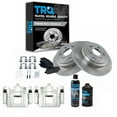 thumbnail image 1 of TRQ Rear Ceramic Disc Brake Pads & Rotor Kit w/ Fluids for 2009-2015 Honda Pilot BKA19196, 1 of 6