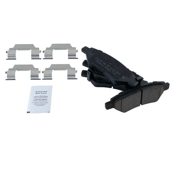 TRQ Rear Ceramic Disc Brake Pads Set Kit for Cadillac CTS SRX Chevy Camaro BFA73267 Fits select: 2010-2015 CHEVROLET CAMARO