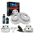 thumbnail image 1 of TRQ Rear Ceramic Pad Performance Coated Rotor & Calipers Kit w/Chemicals BKA17336 Fits select: 2013-2018 RAM 1500, 2002-2003 DODGE RAM 1500, 1 of 6