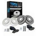 thumbnail image 1 of TRQ Rear Ceramic Pads & G-Coated Brake Rotors Kit Fits Select Dodge Chrysler Ram, 1 of 5