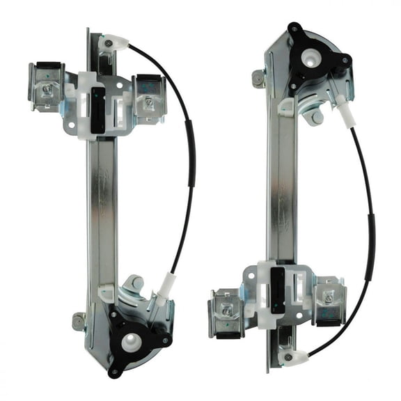 TRQ Rear Door Window Regulator Left & Right Set of 2 for 00-05 Buick LeSabre WRA50814