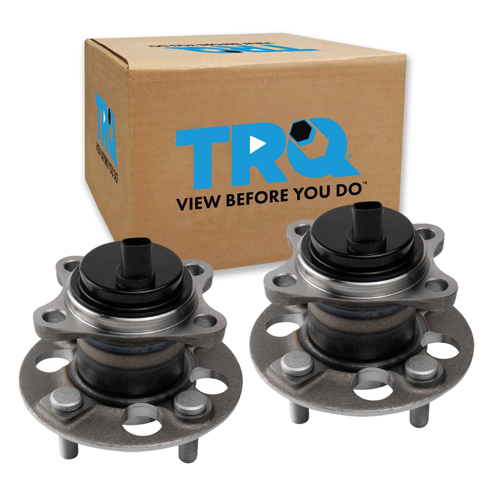 Formula Rear Hub TRQ Rear Driver and Passenger Side Wheel Bearing and Hub Assembly Set 2 ...