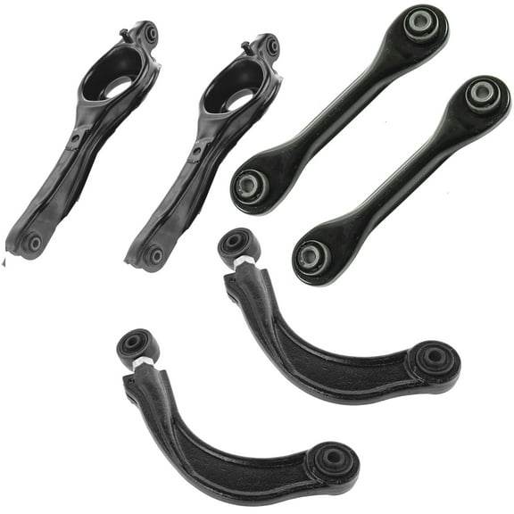 TRQ Rear Forward Rearward Locating Adjustable Control Arm Set of 6 for Focus New PSA56374