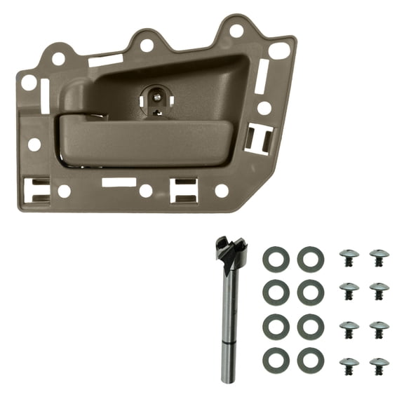 TRQ Rear Inside Inner Light Brown Door Handle Kit Driver Side for Grand Cherokee DHA49926
