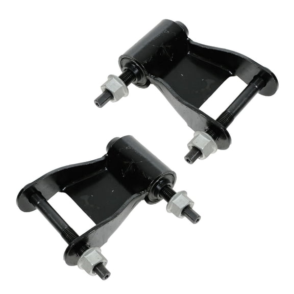 TRQ Rear Leaf Spring Shackle Kit Pair for 94-02 Dodge Ram 2500 3500 w 3" Spring PSA66614