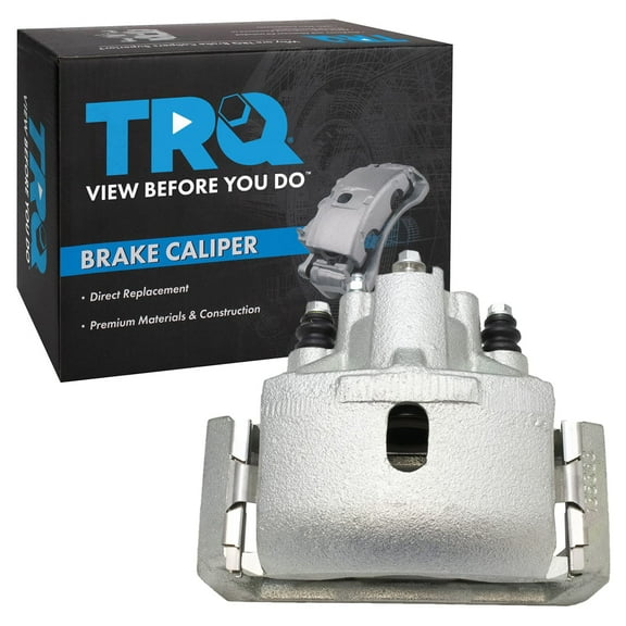 TRQ Rear Left Brake Caliper w/Bracket Drivers Side Compatible with 2007-2009 Chrysler Aspen 2004-2009 Dodge Durango 2002-2010 Ram 1500 2003 Ram 1500 Van Ram 2500 Van Ram 3500 Van 2011-2018 Ram 1500