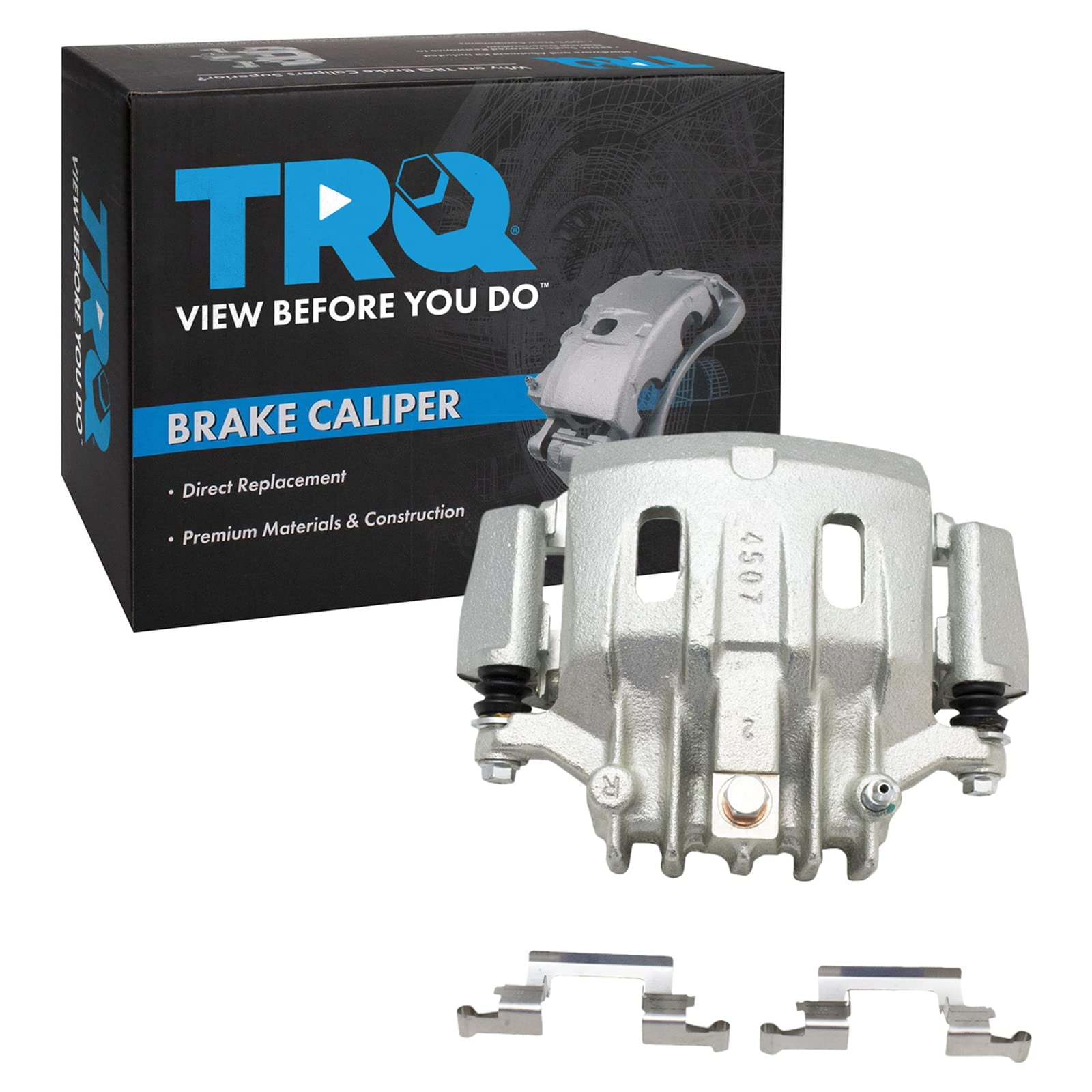 Rear Left Brake Caliper With Bracket For 2000-2004 Ford F-250 Super Duty – Red Powder Coated