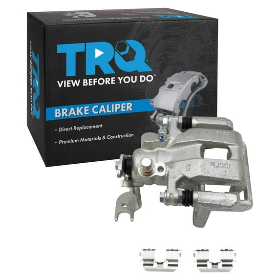 TRQ Rear Left Brake Caliper w/Bracket Drivers Side Compatible with 2009-2014 Acura TSX 2008-2012 Honda Accord