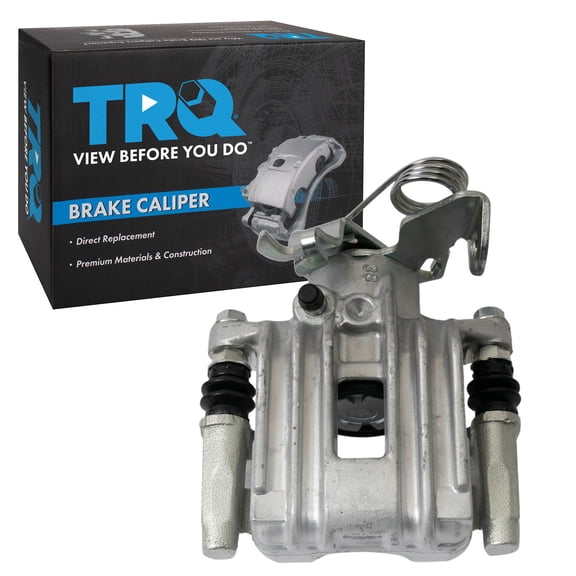 TRQ Rear Left Brake Caliper w/Bracket Drivers Side Fits 1999 Audi A6 1998-2004 A6 Quattro 2001-2005 Allroad Quattro 2000-2005 Volkswagen Passat