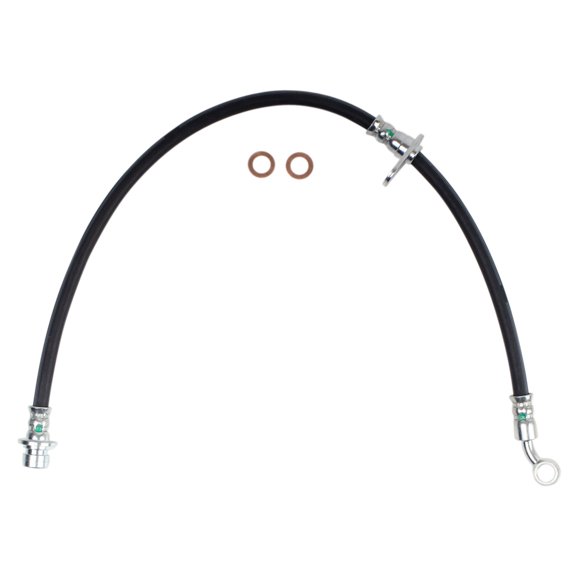 TRQ Rear Left Brake Hose Driver Side Fits 2014-2016 Acura MDX 2019-2021 Honda Passport 2016-2021 Pilot 2017-2021 Ridgeline