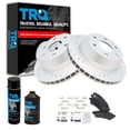 thumbnail image 1 of TRQ Rear Metallic Brake Pad & Performance Rotor Kit for Chevy GMC Cadillac BKA21312 Fits select: 2003-2007 CHEVROLET SILVERADO, 2001-2002 CHEVROLET TAHOE, 1 of 6