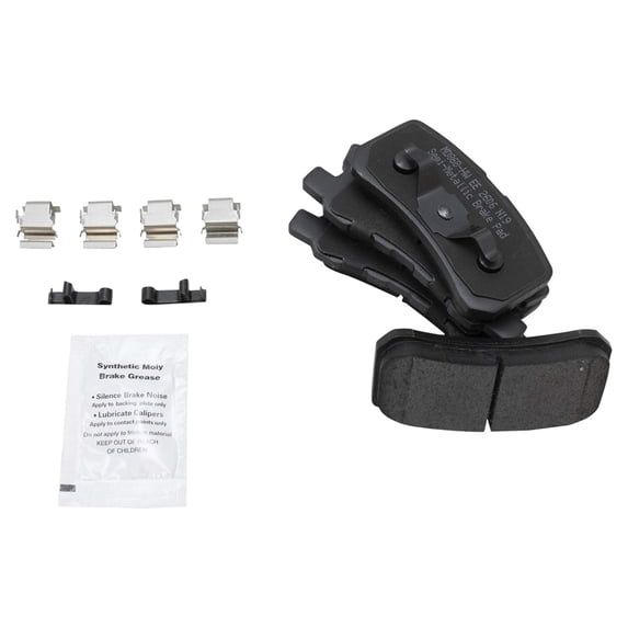 TRQ Rear Metallic Brake Pad Set for Sebring Avenger Jeep Mitsubishi Lancer BFA73748