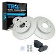 thumbnail image 1 of TRQ Rear Metallic Brake Pads & G-Coated Rotors Kit Fits Select Chrysler Dodge Ram VW, 1 of 5