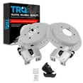 thumbnail image 1 of TRQ Rear Metallic Pads Performance Rotors & Calipers Kit Fits Select Ford Lincoln New, 1 of 6