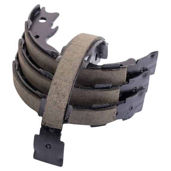TRQ Rear Parking Brake Shoe Set Fits 2006-2023 Lexus Nissan Pontiac Toyota