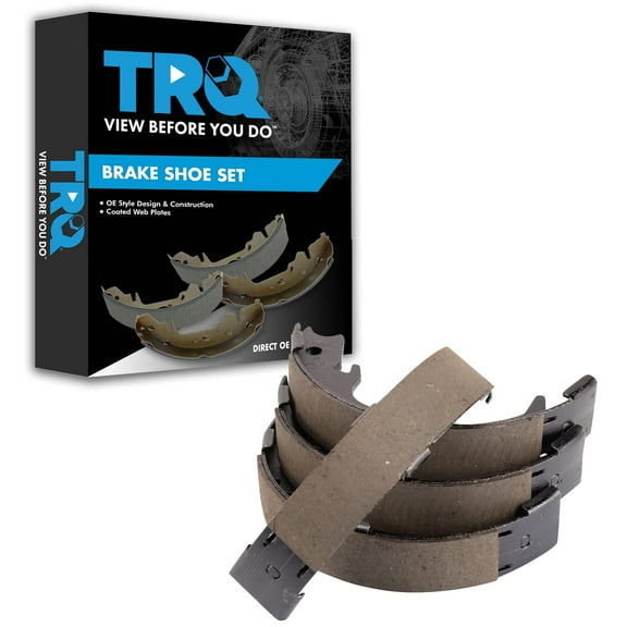 TRQ Rear Parking Brake Shoe Set Fits Select 2001-2003 Acura CL 1996-2004 RL 1999-2008 TL 2002-2004 Honda CR-V 2003-2011 Element 2000-2006 S2000