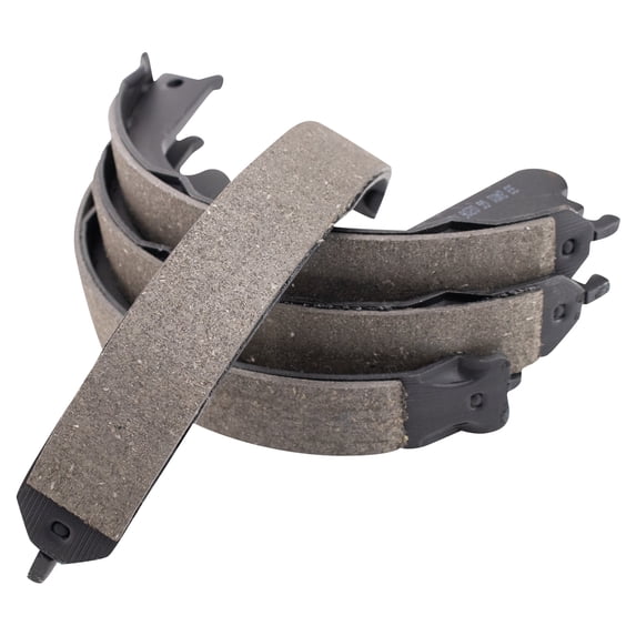 TRQ Rear Parking Brake Shoe Set Fits Select 2017-2019 Nissan Titan