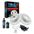 thumbnail image 1 of TRQ Rear Performance Coated Rotor & Ceramic Pad Kit w/Chemicals for Ford BKA18290, 1 of 6