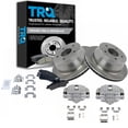 thumbnail image 1 of TRQ Rear Posi Ceramic Brake Pads Rotors & Calipers Kit Fits Select Chevy GMC Truck, 1 of 5