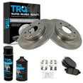 thumbnail image 1 of TRQ Rear Posi Ceramic Disc Brake Pad & Rotor Kit w/Chemicals for Mazda 3 CX-3 BKA15831, 1 of 6