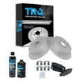 thumbnail image 1 of TRQ Rear Posi Metallic Brake Pad & G-Coated Rotor Kit w/Chemicals for Subaru BKA17997, 1 of 6