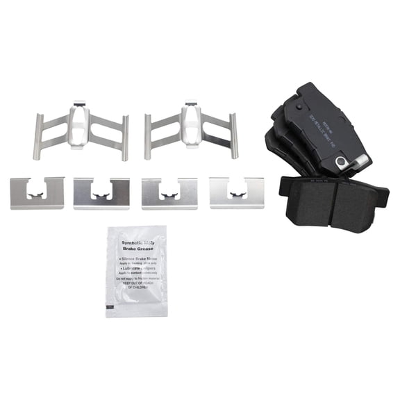 TRQ Rear Posi Metallic Brake Pad Set for CR-V Element Acura TL Legend RDX BFA73704