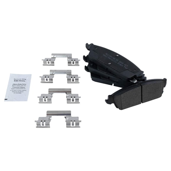 TRQ Rear Posi Metallic Disc Brake Pads Set for Chevy Tahoe GMC Truck BFA73790