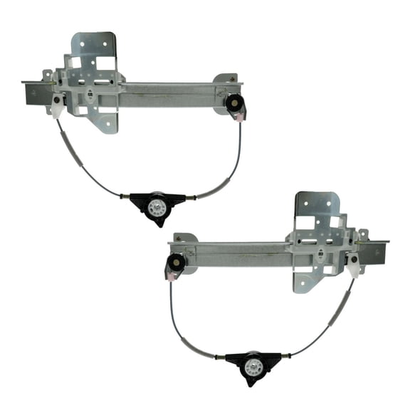 TRQ Rear Power Window Regulators Pair Set NEW for 95-97 Lincoln Town Car WRA50346