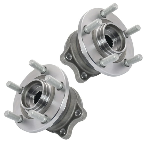 TRQ Rear Pre-Pressed Wheel Bearing & Hub Assembly LH RH Pair for Subaru BHA51483