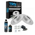 thumbnail image 1 of TRQ Rear Premium Ceramic Brake Pad & Coated Rotor Kit w/Chemicals for Mazda 6 BKA24772, 1 of 6