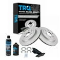 thumbnail image 1 of TRQ Rear Premium Ceramic Brake Pad & Coated Rotor Kit w/Fluids for Cadillac SRX BKA24631, 1 of 6