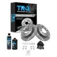 thumbnail image 1 of TRQ Rear Premium Ceramic Disc Brake Pad & Rotor Kit w/Chemicals for Kia Spectra BKA17620 Fits select: 2005-2008 KIA SPECTRA5, 1 of 6