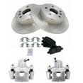 thumbnail image 1 of TRQ Rear Brake Pad & Rotor Kit Brake Caliper Brake Pads Brake Rotor Ceramic Fits Select 2000-2004 Toyota Avalon, 1 of 6