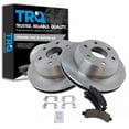 thumbnail image 1 of TRQ Rear Premium Posi Ceramic Disc Brake Pad & Rotor Kit Set Fits Select GM Van Truck, 1 of 5