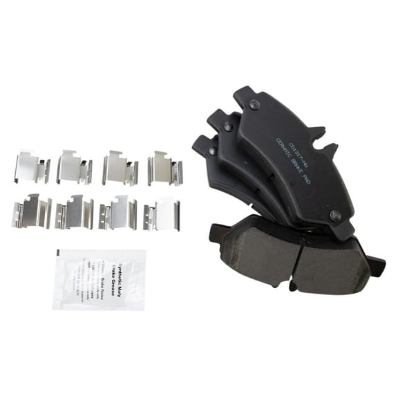 TRQ Rear Premium Posi Ceramic Disc Brake Pad Set for Sprinter 2500 Van New BFA18949 Fits select: 2010-2018 MERCEDES-BENZ SPRINTER, 2007-2009 DODGE SPRINTER