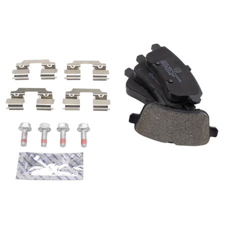 TRQ Rear Premium Posi Semi Metallic Disc Brake Pads for Mercedes Benz New BFA73896 Fits select: 2016-2018 MERCEDES-BENZ GLE, 2012-2015 MERCEDES-BENZ ML