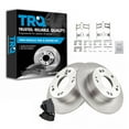 thumbnail image 1 of TRQ Rear Premium Semi Metallic Brake Pad & Rotor Kit w/Chemicals for Accord TSX BKA15485 Fits select: 2003-2004 HONDA ACCORD, 2005-2007 HONDA ACCORD EX, 1 of 6
