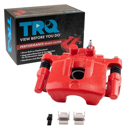 TRQ Rear Right Brake Caliper Compatible with 07-14 Chrysler Dodge 07-17 Jeep 08-17 Mitsubishi