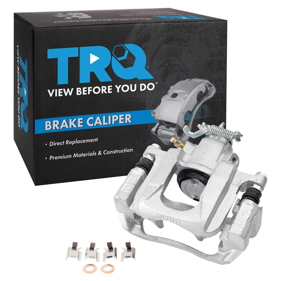 TRQ Rear Right Brake Caliper w/Bracket Passenger Side Compatible with 2008-2016 Chrysler Town & Country Dodge Grand Caravan 2012-2015 Ram C/V 2009-2014 Volkswagen Routan